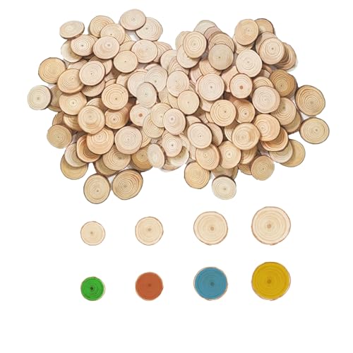 100 Stücke Holzscheiben Klein, 1-4cm Durchmesser Holz Log Scheiben, Runde Naturholz Baumscheiben Ohne Loch, Unvollendete Holzkreise für DIY Basteln Hochzeit Weihnachten Dekoration 100 Stücke Holzscheiben Klein, 1-4cm Durchmesser Holz Log Scheiben, Runde Naturholz Baumscheiben Ohne Loch, Unvollendete Holzkreise für DIY Basteln Hochzeit Weihnachten Dekoration von Toionmm