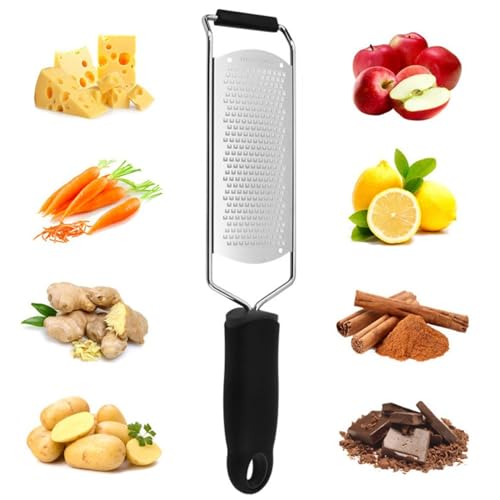Tokaneit Parmesan Handreibe Reibe, Edelstahl Reibe, Fein Zester Reibe, Hobel Reibe, Käsereibe, Zitronenreibe, für Käse, Schokolade, Zitrone, Ingwer, Muskat, Knoblauch, Gewürze usw Tokaneit Parmesan Handreibe Reibe, Edelstahl Reibe, Fein Zester Reibe, Hobel Reibe, Käsereibe, Zitronenreibe, für Käse, Schokolade, Zitrone, Ingwer, Muskat, Knoblauch, Gewürze usw von Tokaneit