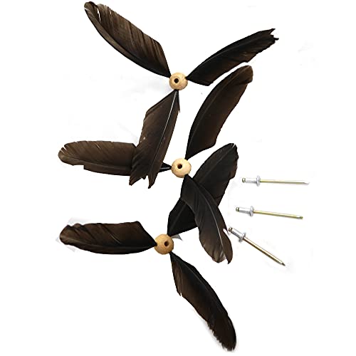 TOKOINDAH Federpropeller Set für Windspiel – 3 Ersatz-Feder Propeller Ø 15cm mit Holzperle & Stahlstiften – Ersatzfedern für Windspiele Möwe Vogel Deko Garten Basteln – drehen bei leichtem Windzug TOKOINDAH Federpropeller Set für Windspiel – 3 Ersatz-Feder Propeller Ø 15cm mit Holzperle & Stahlstiften – Ersatzfedern für Windspiele Möwe Vogel Deko Garten Basteln – drehen bei leichtem Windzug von Tokoindah