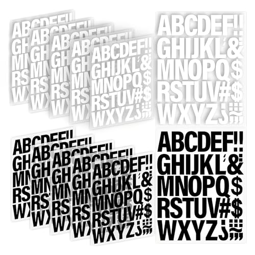 10 Blätter Aufbügeln-Buchstaben, 440 Eisen Vinyl Buchstaben für Kleidungsstücke, Hitzetransfer-Buchstaben mit A-Z PU Alphabet-Aufklebern, Bügelschrift für Textilien, Kleidung und T-Shirt Druck DIY 10 Blätter Aufbügeln-Buchstaben, 440 Eisen Vinyl Buchstaben für Kleidungsstücke, Hitzetransfer-Buchstaben mit A-Z PU Alphabet-Aufklebern, Bügelschrift für Textilien, Kleidung und T-Shirt Druck DIY von Tolenre