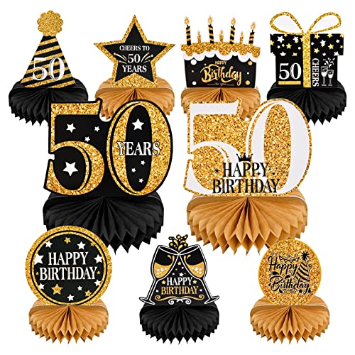 50 Geburtstag Deko 9stk 50. Geburtstag Dekoration Tischdeko Bienenwabe Mittelstück Schwarz Gold 50 Tischdeko Geburtstag Party Dekoration für Geburtstag Party Zubehör 50 Geburtstag Deko 9stk 50. Geburtstag Dekoration Tischdeko Bienenwabe Mittelstück Schwarz Gold 50 Tischdeko Geburtstag Party Dekoration für Geburtstag Party Zubehör von Tolenre