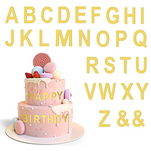 Tolenre 26 Stück Buchstaben für Torte, Alphabet Kuchen Dekoration, Buchstaben Deko Torte, Buchstaben Dekorations Kuchenaufsatz, Acryl Buchstaben Kuchendeko, Kuchen Buchstaben Deko Kuchenbuchstaben Tolenre 26 Stück Buchstaben für Torte, Alphabet Kuchen Dekoration, Buchstaben Deko Torte, Buchstaben Dekorations Kuchenaufsatz, Acryl Buchstaben Kuchendeko, Kuchen Buchstaben Deko Kuchenbuchstaben von Tolenre