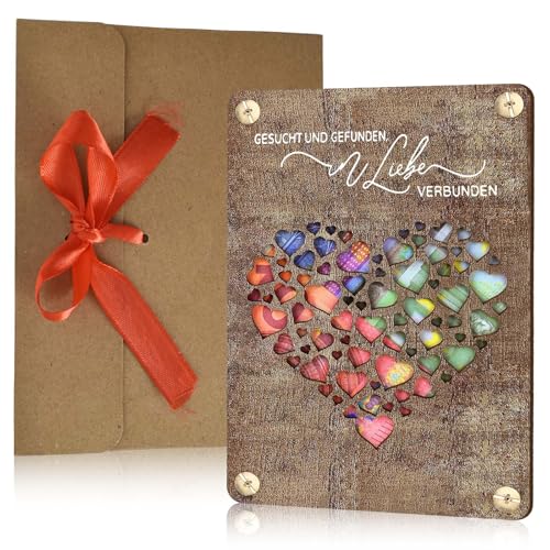 Tolenre Holz-Hochzeitskarte, Hochzeitsgeschenk für Braut und Bräutigam, Personalisierte Geldgeschenkverpackung, Grußkarte aus Holz in kleiner Form, Grußkarte Geldgeschenke, Braun Tolenre Holz-Hochzeitskarte, Hochzeitsgeschenk für Braut und Bräutigam, Personalisierte Geldgeschenkverpackung, Grußkarte aus Holz in kleiner Form, Grußkarte Geldgeschenke, Braun von Tolenre