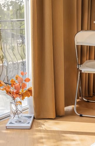 Tolldek 2er Pack Vorhang Fenster Verdunkeln, Gardine Vorhänge Einfarbig, Chenille Ösen Vorhang Motiv Blickdicht Gardinen Schals für Wohnzimmer Schlafzimmer, B 96 x H 160cm, Hellbraun Tolldek 2er Pack Vorhang Fenster Verdunkeln, Gardine Vorhänge Einfarbig, Chenille Ösen Vorhang Motiv Blickdicht Gardinen Schals für Wohnzimmer Schlafzimmer, B 96 x H 160cm, Hellbraun von Tolldek