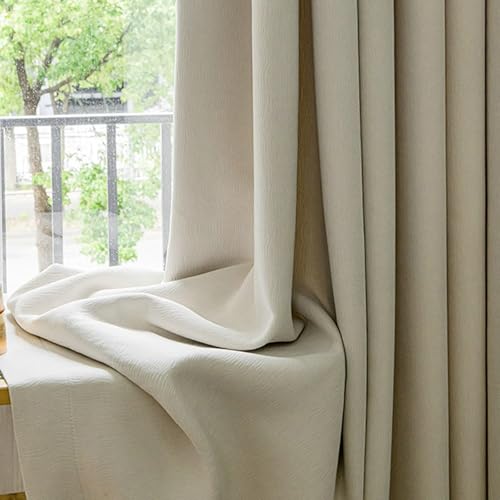 Tolldek 2pcs Set Ösenvorhang 2er Set, Verdunklungsvorhänge Extra Breit Einfarbig, Polyester Ösen Ösen Verdunklungsvorhänge Gardinen Schals für Wohnzimmer, B 96 x H 160cm, Beige Tolldek 2pcs Set Ösenvorhang 2er Set, Verdunklungsvorhänge Extra Breit Einfarbig, Polyester Ösen Ösen Verdunklungsvorhänge Gardinen Schals für Wohnzimmer, B 96 x H 160cm, Beige von Tolldek
