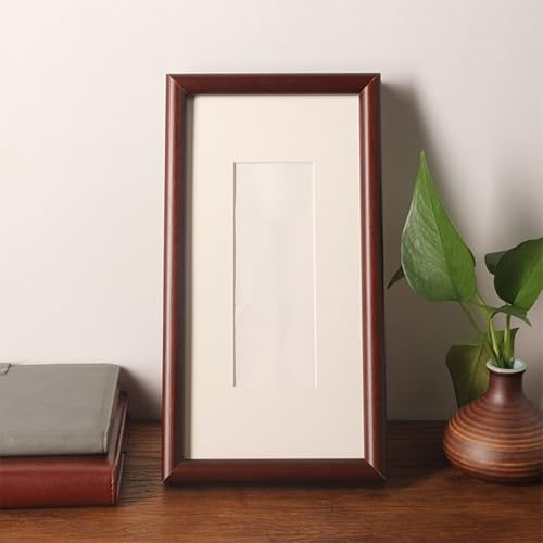 Tolldek Fotorahmen, 10x38 cm Fotogröße Tischplatte & Wand Bilderrahmen mit Passepartout Horizontal/Vertikal, Rechteck Fotogalerie Picture Frame Holz Holzrahmen ideal für Fotos/Bilder, Rot Holz Tolldek Fotorahmen, 10x38 cm Fotogröße Tischplatte & Wand Bilderrahmen mit Passepartout Horizontal/Vertikal, Rechteck Fotogalerie Picture Frame Holz Holzrahmen ideal für Fotos/Bilder, Rot Holz von Tolldek