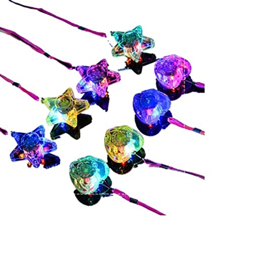 Tomaibaby 8 Pcs LED Halskette Kunststoff Beleuchtete Sterne Halskette Liebe Herzförmigen Anhänger Halskette für Kinder Kinder Party Favors Tomaibaby 8 Pcs LED Halskette Kunststoff Beleuchtete Sterne Halskette Liebe Herzförmigen Anhänger Halskette für Kinder Kinder Party Favors von Tomaibaby