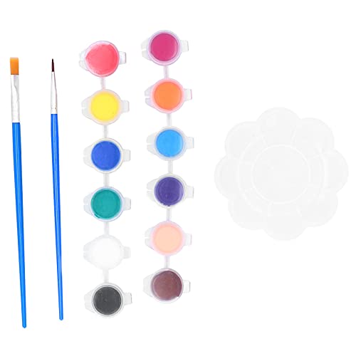 12 Farben Lackiertes Pigment, Handgefertigte Designbürsten für das Malereidesign Set für Schulcampingplatz, Posterprojekte Nicht Toxisch 12 Farben Lackiertes Pigment, Handgefertigte Designbürsten für das Malereidesign Set für Schulcampingplatz, Posterprojekte Nicht Toxisch von Tomantery