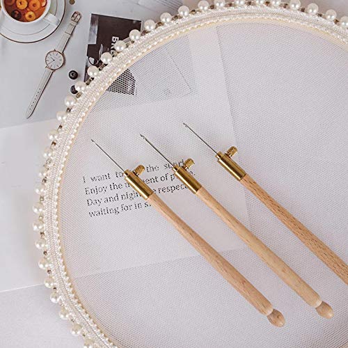 Komfortable Perlenhäkelnadel für den Heimgebrauch Stickwerkzeug von Tomantery