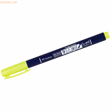 4 x Tombow Fasermaler Brush Pen Fudenosuke weiche flexible Pinselspitz von Tombow