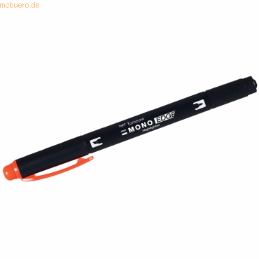 4 x Tombow Textmarker Mono edge Keil- und Rundspitze coral von Tombow