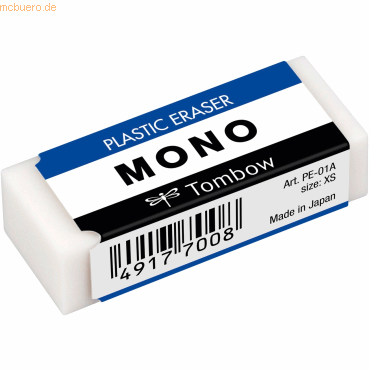 40 x Tombow Radierer Mono XS PVC weiß von Tombow