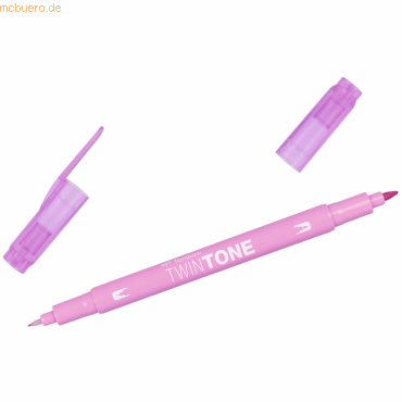 6 x Tombow Doppelfasermaler TwinTone Rund- und Finelinerspitze candy p von Tombow
