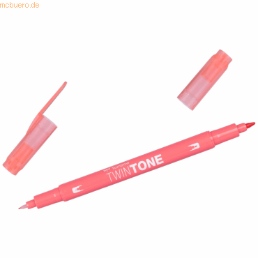 6 x Tombow Doppelfasermaler TwinTone Rund- und Finelinerspitze cherry 6 x Tombow Doppelfasermaler TwinTone Rund- und Finelinerspitze cherry von Tombow