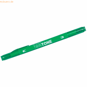 6 x Tombow Doppelfasermaler TwinTone Rund- und Finelinerspitze green von Tombow
