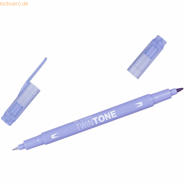 6 x Tombow Doppelfasermaler TwinTone Rund- und Finelinerspitze pale pu 6 x Tombow Doppelfasermaler TwinTone Rund- und Finelinerspitze pale pu von Tombow