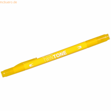 6 x Tombow Doppelfasermaler TwinTone Rund- und Finelinerspitze yellow 6 x Tombow Doppelfasermaler TwinTone Rund- und Finelinerspitze yellow von Tombow