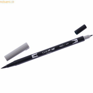 6 x Tombow Dual-Fasermaler ABT mit Rundspitze/Pinselspitze cool grey 5 von Tombow