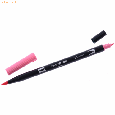 6 x Tombow Dual-Fasermaler ABT mit Rundspitze/Pinselspitze pink rose 6 x Tombow Dual-Fasermaler ABT mit Rundspitze/Pinselspitze pink rose von Tombow