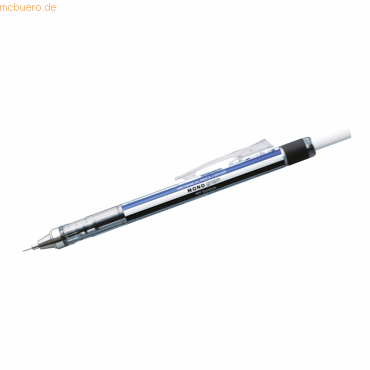 6 x Tombow Feinminenstift Mono Graph 0,5mm blau/weiß/schwarz von Tombow