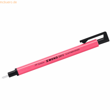 6 x Tombow Radierstift Mono zero runde Spitze 2,3mm nachfüllbar neonpi von Tombow