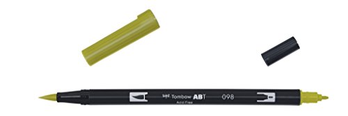 Tombow ABT-098 Fasermaler Dual Brush Pen mit zwei Spitzen, avocado von Tombow