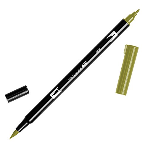 Tombow ABT-098 Fasermaler Dual Brush Pen mit zwei Spitzen, avocado von Tombow