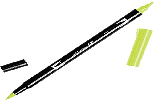Tombow ABT-133 Fasermaler Dual Brush Pen mit zwei Spitzen, chartreuse von Tombow