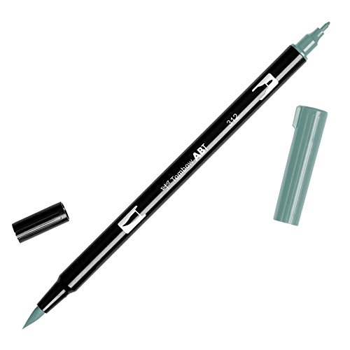 Tombow ABT-312 Fasermaler Dual Brush Pen mit zwei Spitzen, holly green von Tombow