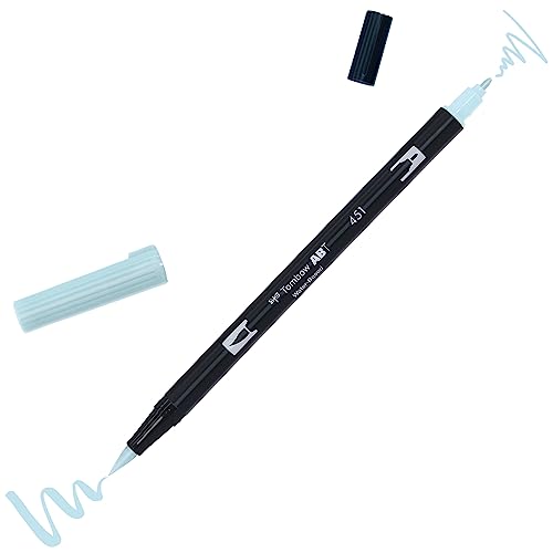 Tombow ABT-451 Fasermaler Dual Brush Pen mit zwei Spitzen, sky blue Tombow ABT-451 Fasermaler Dual Brush Pen mit zwei Spitzen, sky blue von Tombow