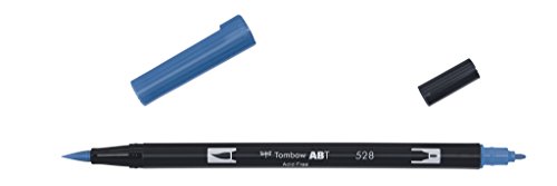 Tombow ABT-528 Fasermaler Dual Brush Pen mit zwei Spitzen, navy blue von Tombow