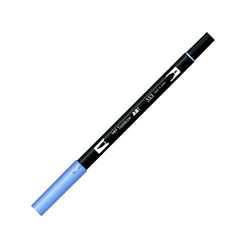 Tombow ABT-553 Fasermaler ABT Dual Brush Pen mit zwei Spitzen, mist purple, 1 Stück (1er Pack) von Tombow