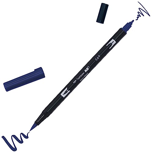 Tombow ABT Dual Brush Pen, ABT-569, Stift mit zwei Spitzen, perfekt fürs Hand Lettering und Bullet Journal, wasservermalbar, 0 von Tombow