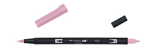 Tombow ABT-723 Fasermaler Dual Brush Pen mit zwei Spitzen, pink von Tombow