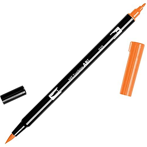 Tombow ABT-925 Fasermaler Dual Brush Pen mit zwei Spitzen, scarlet von Tombow