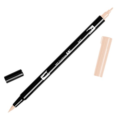 Tombow ABT-942 Fasermaler Dual Brush Pen mit zwei Spitzen, cappuccino, 1 Stück (1er Pack) von Tombow
