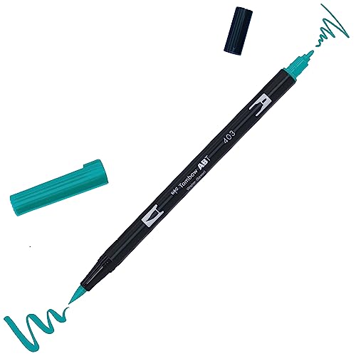 Tombow ABT Dual Brush Pen, ABT-403, Stift mit zwei Spitzen, perfekt fürs Hand Lettering und Bullet Journal, wasservermalbar, bright blue Tombow ABT Dual Brush Pen, ABT-403, Stift mit zwei Spitzen, perfekt fürs Hand Lettering und Bullet Journal, wasservermalbar, bright blue von Tombow