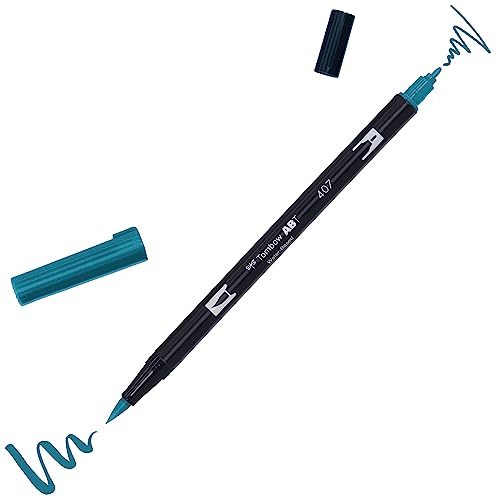 Tombow ABT Dual Brush Pen, ABT-407, Stift mit zwei Spitzen, perfekt fürs Hand Lettering und Bullet Journal, wasservermalbar, 0 von Tombow