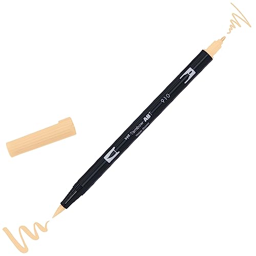 Tombow ABT Dual Brush Pen, ABT-910, Stift mit zwei Spitzen, perfekt fürs Hand Lettering und Bullet Journal, wasservermalbar, 0 von Tombow