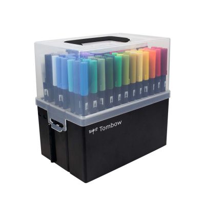 ABT Dual Brush Pen in der Stiftebox 107 Farben und Blender von Tombow