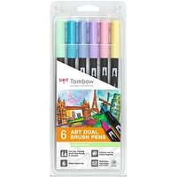 Tombow ABT Dual Brush-Pens farbsortiert, 6 St. Tombow ABT Dual Brush-Pens farbsortiert, 6 St. von Tombow