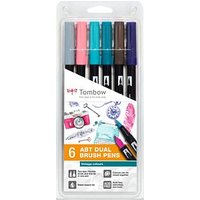 Tombow ABT Dual Brush-Pens farbsortiert, 1 Set von Tombow
