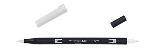 Tombow ABT-N95 Fasermaler Dual Brush Pen mit zwei Spitzen, cool grey 1 Tombow ABT-N95 Fasermaler Dual Brush Pen mit zwei Spitzen, cool grey 1 von Tombow