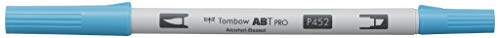 Tombow ABTP-452 Alkoholbasierter Marker ABT PRO zwei Spitzen process blue von Tombow