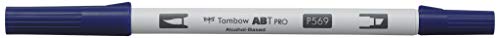 Tombow ABTP-569 Alkoholbasierter Marker ABT PRO zwei Spitzen jet blue von Tombow