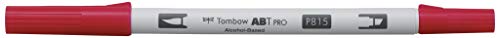 Tombow ABTP-815 Alkoholbasierter Marker ABT PRO zwei Spitzen cherry von Tombow