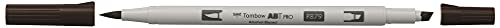 Tombow ABTP-879 Alkoholbasierter Marker ABT PRO zwei Spitzen brown von Tombow