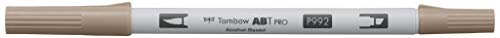 Tombow ABTP-992 Alkoholbasierter Marker ABT PRO zwei Spitzen sand, 1 Stück (1er Pack) von Tombow