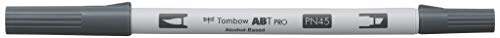 Tombow ABTP-N45 Alkoholbasierter Marker ABT PRO zwei Spitzen cool gray 10 von Tombow