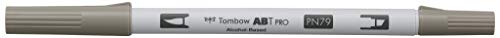 Tombow ABTP-N79 Alkoholbasierter Marker ABT PRO zwei Spitzen warm gray 2, 1 stück (1 erPack) von Tombow